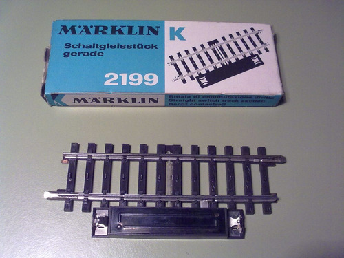 Cambio De Direccion Recto Marklin 2199 K - Como Nuevo - Caja