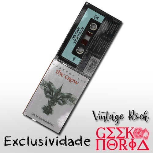 Marcador Magnético Vintage Tape Rock - O Corvo - Soundtrack
