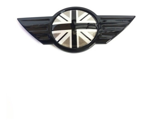 Emblema Cofre Mini Cooper Gran Bretaña Negro 15.2cmx7cm Negr