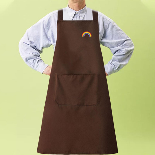 Delantal De Cocina Con Bolsillos Ajustables Para Barbacoa De