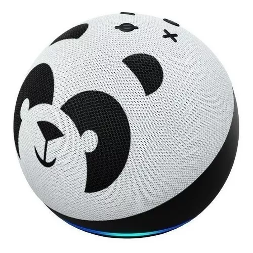 Echo Dot 4th Gen Kids com assistente virtual Alexa - panda 110V/240V