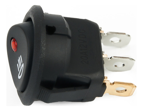 Interruptor De Luz Antiniebla Led Rojo De 12 V Para Coche, F
