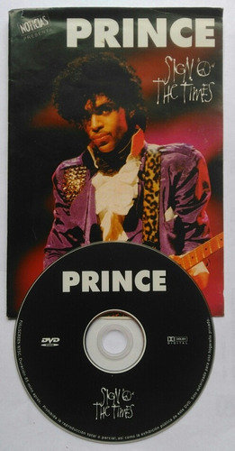 Prince Dvd Sign The Times Original 