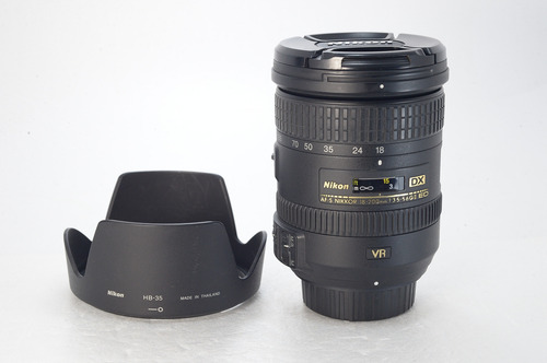 Nikon 18 200 F/3.5-5.6g Vr Dx (tags 17,24,28,35,50,55,105) (Usado)