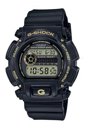 Reloj Casio G-shock Modelo Dw 9052 Negro