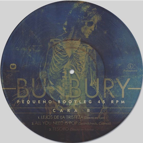 Enrique Bunbury - Pequeño Bootleg 45 Rpm Picture Lp Nuevo