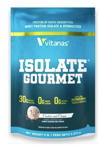 Isolate Gourmet 5lbs Vitanas - Unidad a $370000