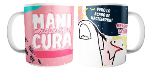 Taza Cerámica Flork Profesión Manicura