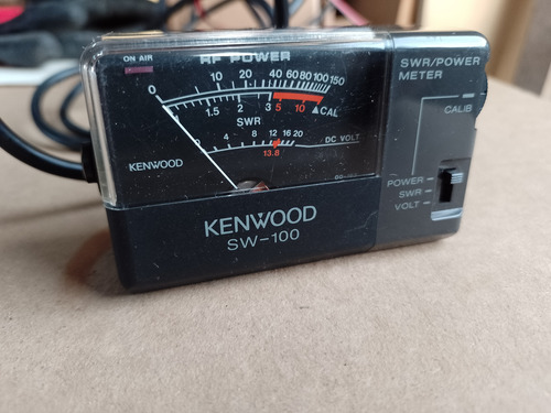 Roimetro Wattimetro Hf/vhf Agujas Kenwood Sw-100 Inplamet (Usado)