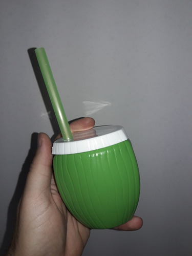 Imagem 5 de 10 de 10 Copos Decorativo Canudo Lembrancinha Moana Tropical 300ml