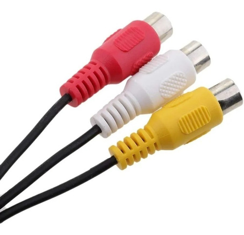 Cable Adaptador 3 Rca A Jack 3.5