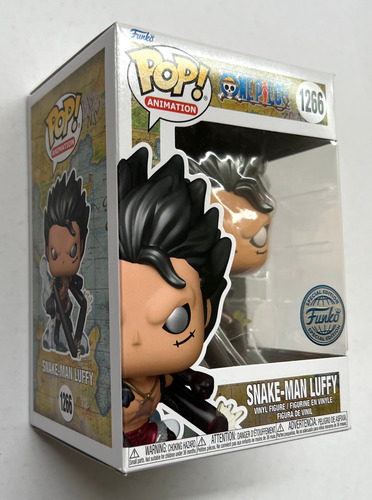 Unko Pop Luffy Snake Man Metalico Exclusivo One Piece 1266