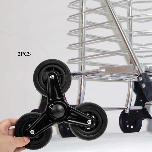 Ruedas Plegables For Carrito De Compras, Kit De Accesorios Y
