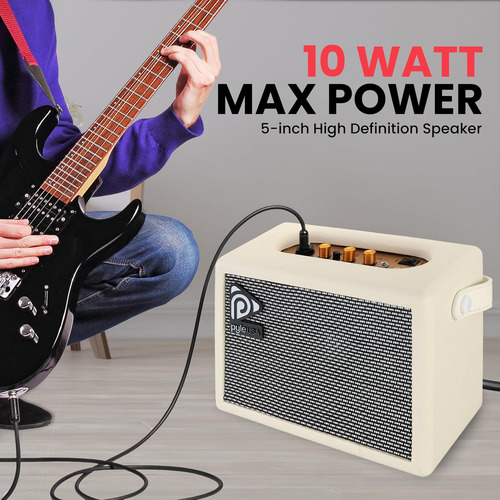 Amplificador De Guitarra Electrónico Portátil Pyle 5 Altavoz
