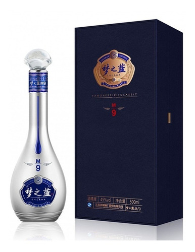 Licor Chino Yanghe Dream Blue M9 52% Vol 500ml