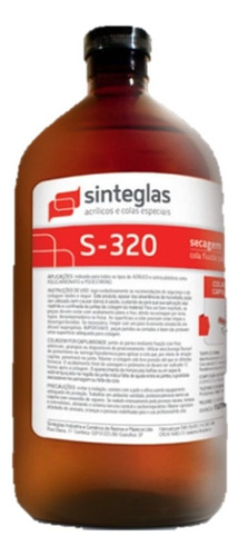 Cola Ultra-sinteglas Acrílico/policarbonato S-320 (01 Lit)