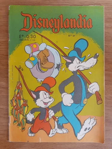 Cómic Disneylandia Año 2 Número 57 Editora Zig Zag 1963