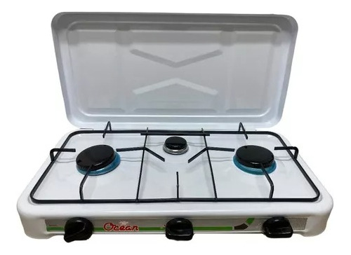 Set Cocina Camping A Gas Cocina Portátil 3 Plato