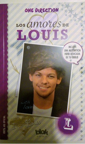 Libro One Direction. Los Amores De Louis