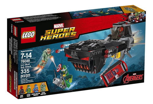 Lego Marvel Super Heroes 76048 Iron Skull Sub Attack 