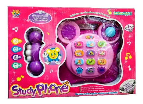 Imagen 1 de 1 de Teléfono Infantil Didáctico Musical Con Luz Y Sonido. Envio
