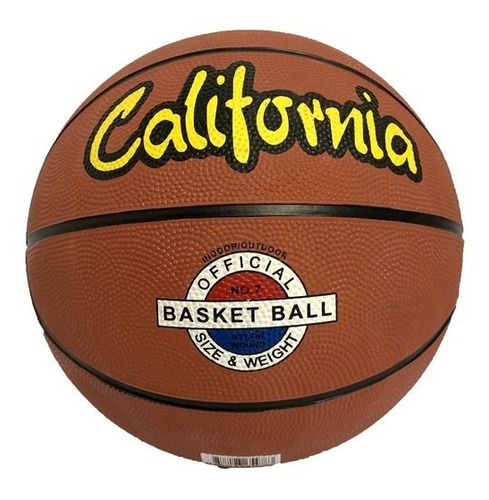 Imagen 3 de 5 de Pelota De Basquet California Numero 7 Art Ank7 Loonytoys