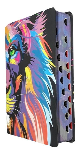 Imagem 1 de 6 de Bíblia Nvt - Leão Colorido - Lion Color - Letra Grande - Mc