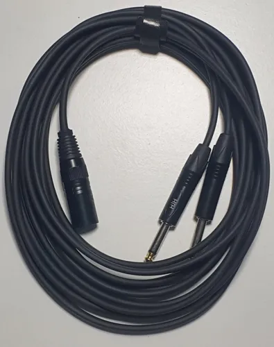 comprar Cabo Divisor Mono Em Y Splitter 1 Xlr X 2 P10 C\u002F Cinco Mts