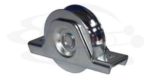 Imagen 1 de 10 de Rueda Comunello 8cm Para Portón Corredizo Con Base Canal U