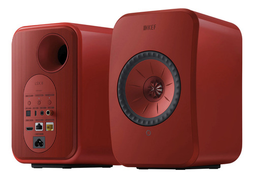 Sistema Alto-falantes Hi-fi Sem Fio Kef Lsx I I ( Vermelho)