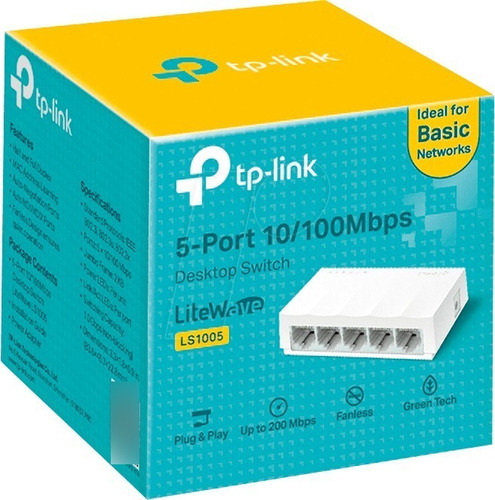 Switch 5 Puertos  Tp-link Ls1005