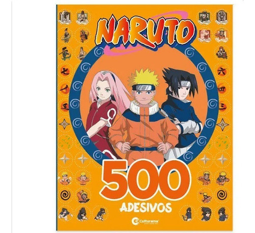 500 Adesivos Naruto, De () Souto Maior, Flavia. Série 1, Vol. 1. Culturama Editora E Distribuidora Ltda, Capa Mole, Edição 1 Em Português, 2022