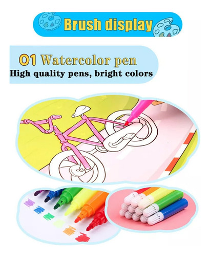 Kit De Arte Infantil De 208 Peças