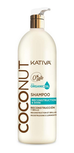 Imagen 1 de 1 de Shampoo Kativa Coconut Litro - Ml A $37