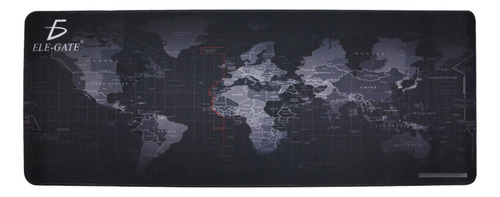 Mousepad En Forma De Mapa Sm03 80cm X 30cm Elegate Negro Mapa