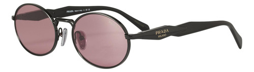 Prada Spr 65zs 1ab-03z Oval Shape Black Fuchsia (Usado)