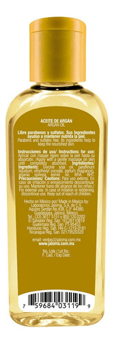 Aceite De Argan Hidratante Corporal- Capilar 120ml