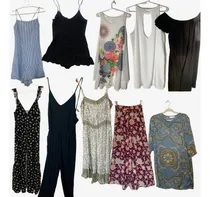 Comprar Lote De Ropa Mujer 10 Vestidos Polleras De Marca Americana