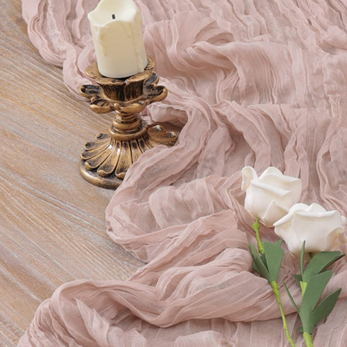 Mantel Polvoriento Para Bodas, Gasa, Estopilla