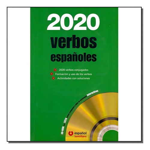 2020 Verbos Espanoles, De Orenga (org); Martin (org) E Fontecha (org). Editora Santillana Em Português