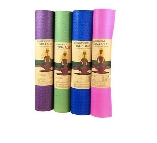 Colchoneta Mat Yoga Pilates Alfombra Ejercicio 4mm 