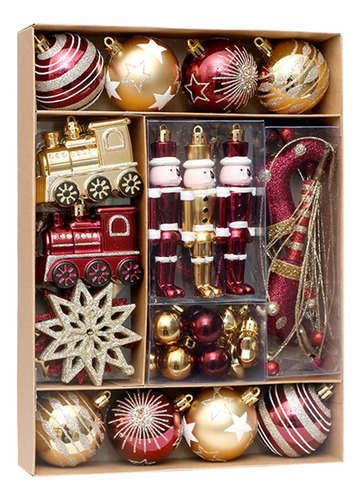 Juego De Adornos De Bolas De Navidad, Decoración Estilo C