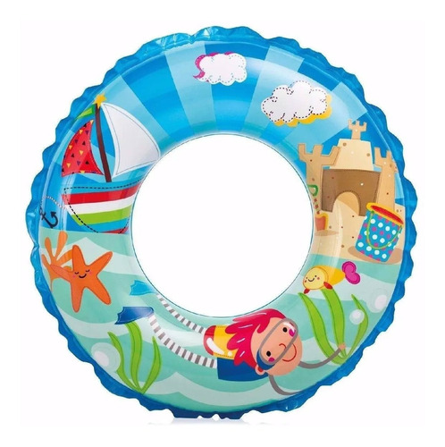 Flotador Niños Intex Inflable Piscina Playa Diseños Mar :)