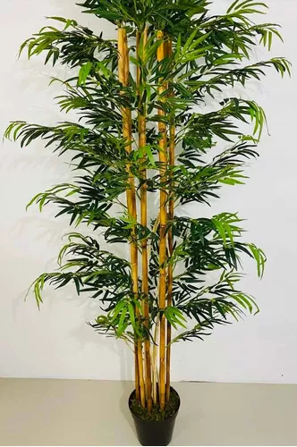 Árbol De Bambú Artificial 1.85cm Textura Seda 1 Pieza