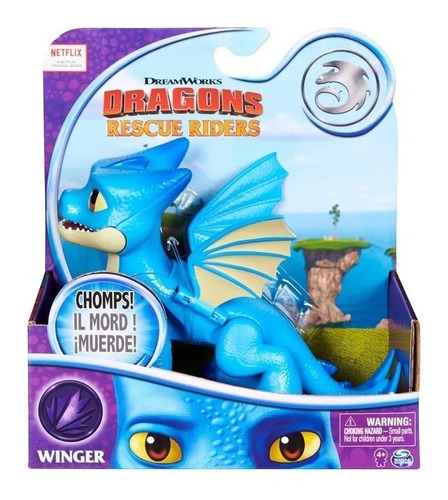 Dragones Figura Winger Dragons Rescue Pelicula Coleccion Edu