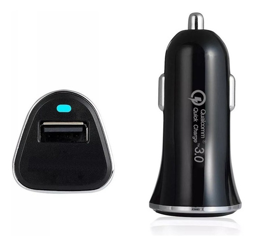 Cargador De Celular Para Auto Rapido Real - 5v 3a 9v 1.67a