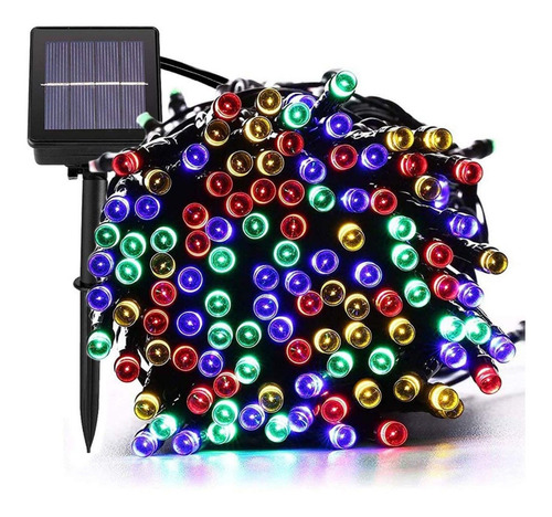 Guía Guirnalda Led 100 Mini Luces Luciérnagas Solares 10 Mts