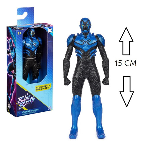 Muñeco De Blue Beetle Dc 15cm