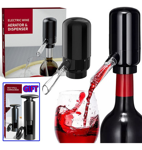 Aireador De Vino, Vertedor De Vino Automático Con Abrido [u]