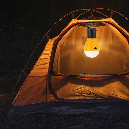 2 Bombilla De Linterna Para Acampar, Bombillas De Amarillo